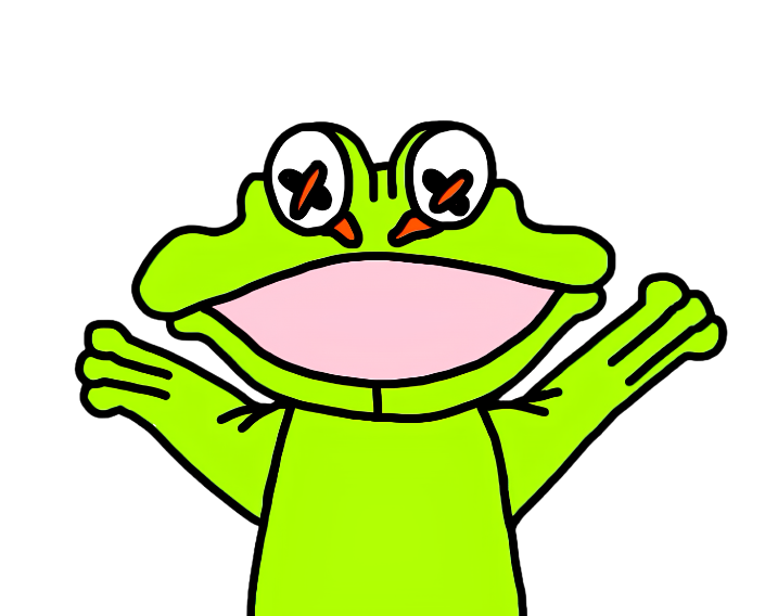 Hoppy with shocked X eyes